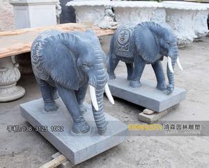 石雕大象-SDDX1007