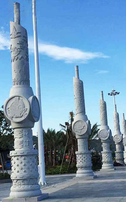 石雕龙柱有什么意义和寓意? - 曲阳县鸿森园林雕塑有限公司